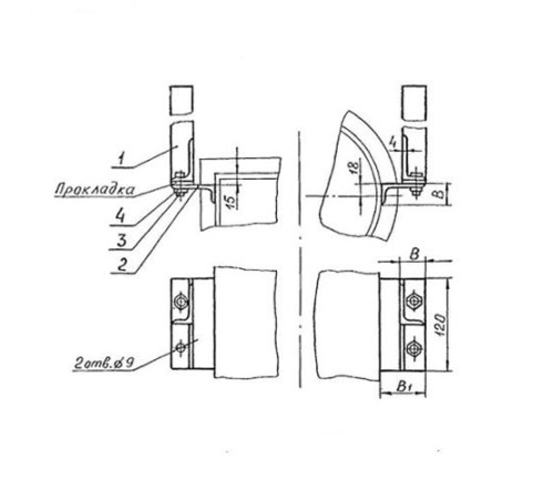 Подвески судовых трубопроводов Тип 4 в Лиде