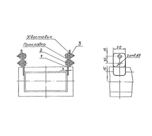 Подвески судовых трубопроводов Тип 3 в Лиде