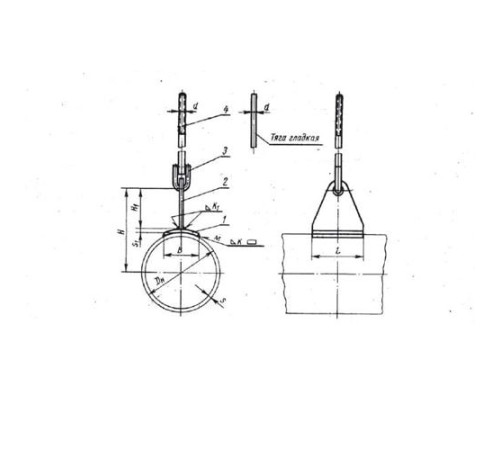 Блоки приварные с накладкой подвесок трубопроводов в Лиде