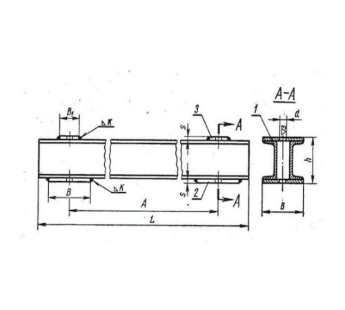 Балки опорных подвесок трубопроводов в Лиде