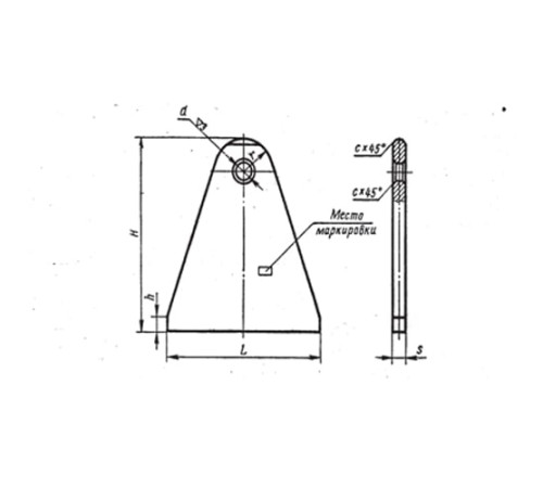 Приварные плавники блоков подвесок вертикальных трубопроводов в Лиде
