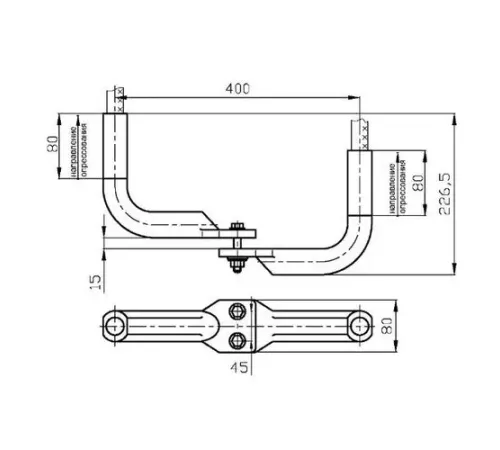 Аппаратные зажимы типа 2А2А для ЛЭП в Лиде