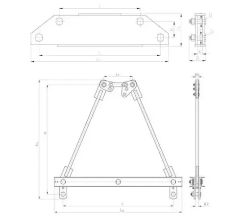 Коромысла типа 2КД2 в Лиде для воздушных ЛЭП