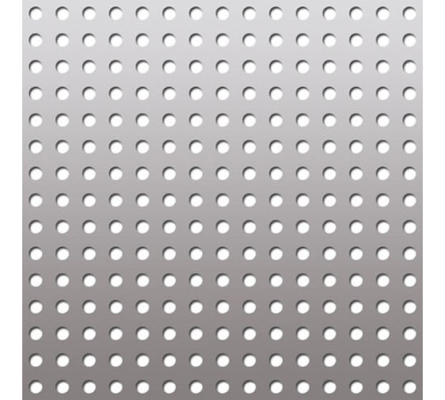 Перфорированные листы RV с круглыми отверстиями 1х2 м в Лиде