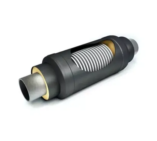 Сильфонные компенсаторы в ППУ изоляции в Лиде