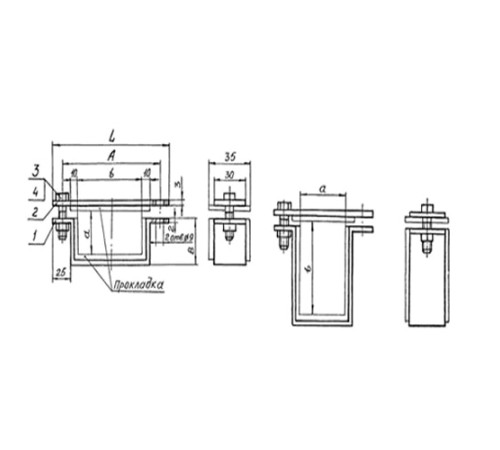 Подвески судовых трубопроводов Тип 9 в Лиде
