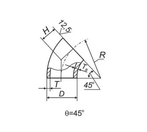 Отводы 45° в ВУС изоляции в Лиде с доставкой по Беларуси