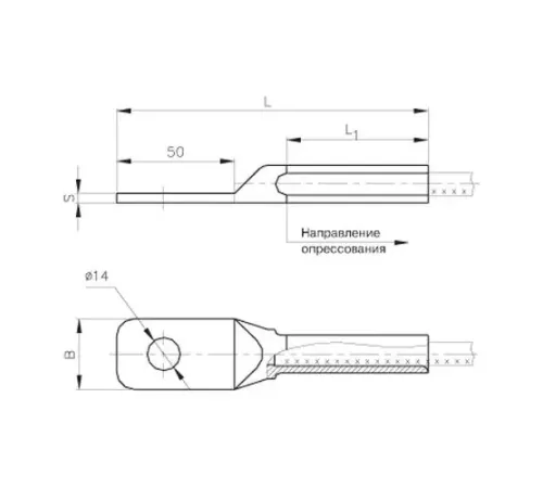 Аппаратные зажимы типа А1М в Лиде для ЛЭП
