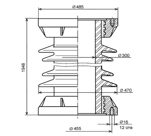 Армированные покрышки ПВЭ для элегазовых выключателей в Лиде