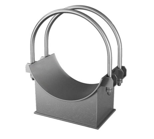 Двуххомутовые скользящие опоры для труб в Лиде