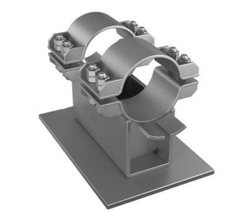 Хомутовые направляющие опоры для труб в Лиде