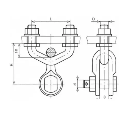 Узлы крепления типа КГП для ЛЭП в Лиде