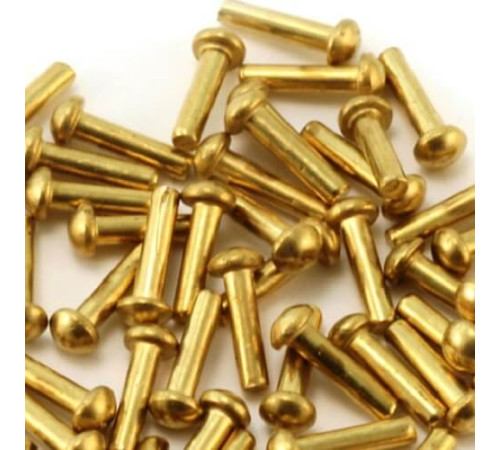 Латунные заклепки с полукруглой головкой в Лиде