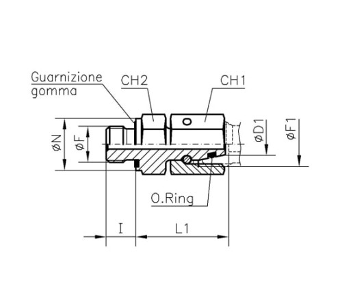 Штуцеры ввертные с уплотнением TN426 M в Лиде