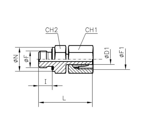 Штуцеры ввертные с уплотнением TN126 GG-M в Лиде