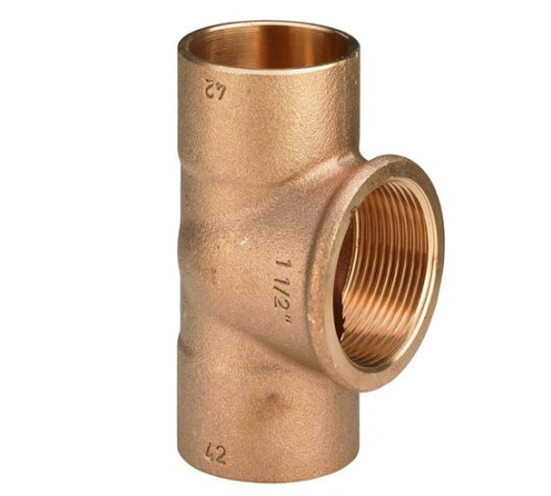 Медные резьбовые тройники в Лиде для трубопроводов