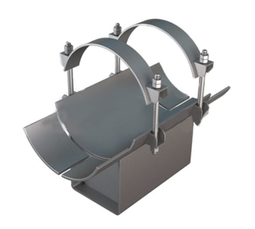 Неподвижные хомутовые опоры в Лиде для трубопроводов