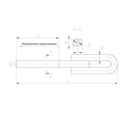 Натяжные прессуемые зажимы типа НС в Лиде