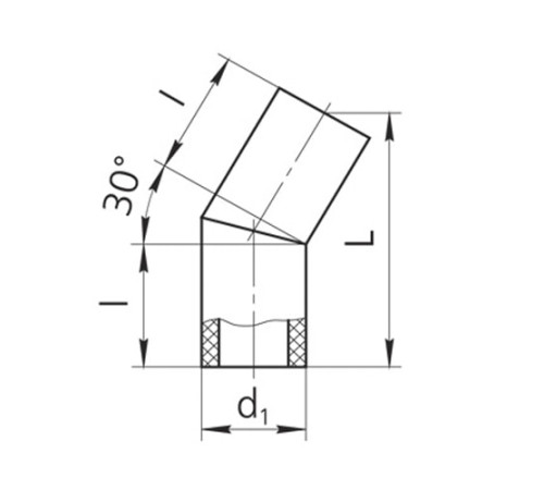 Оболочки на теплоизоляционные отводы 30° в Лиде