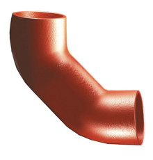 Отвод 88 гр из двух колен