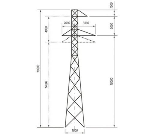 Переходные опоры ЛЭП в Лиде и Беларуси