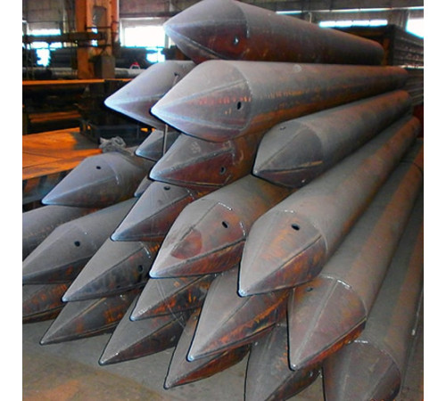 Конические стальные забивные сваи в Лиде и Беларуси