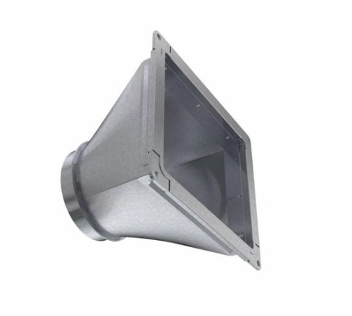 Титановые переходы круг-прямоугольник в Лиде для воздуховодов