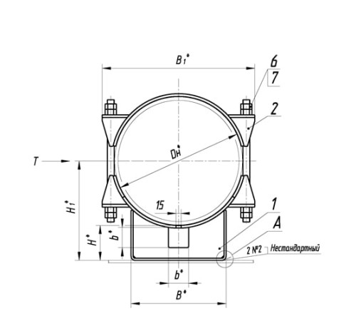 Опоры ТПР.05.15(1).00.000 в Лиде для трубопроводов