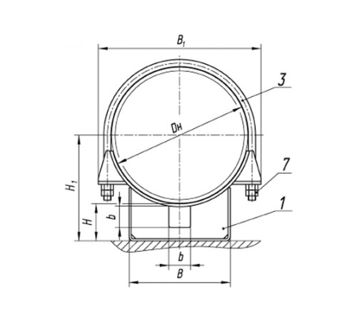 Опоры ТПР.05.29.00.000 для трубопроводов в Лиде
