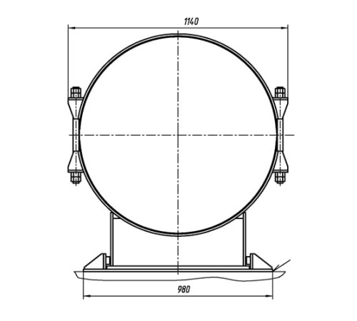 Опоры ТПР.14.05.00.000 в Лиде для трубопроводов