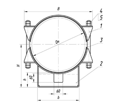 Опоры ТПР.14.45.00.000 в Лиде для трубопроводов