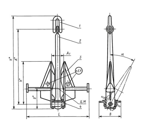 Якоря Матросова в Лиде для судостроения