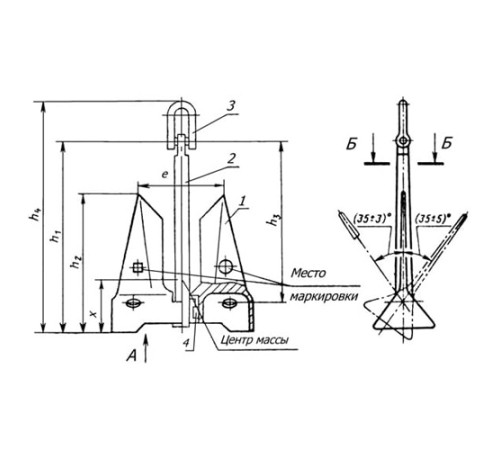 Якоря повышенной держащей силы в Лиде для судостроения