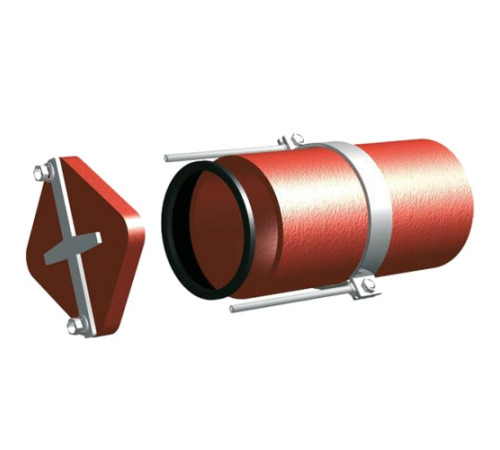 Безраструбные заглушки с прижимными скобами в Лиде