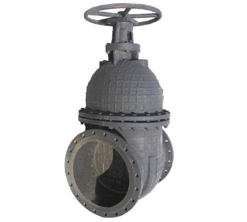 Задвижки клиновые чугунные фланцевые с редуктором в Лиде